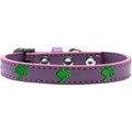 Pet Pal Green Palm Tree Widget Dog CollarLavender Size 20 PE855539